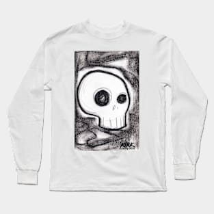 'Expresionist Skull' Long Sleeve T-Shirt